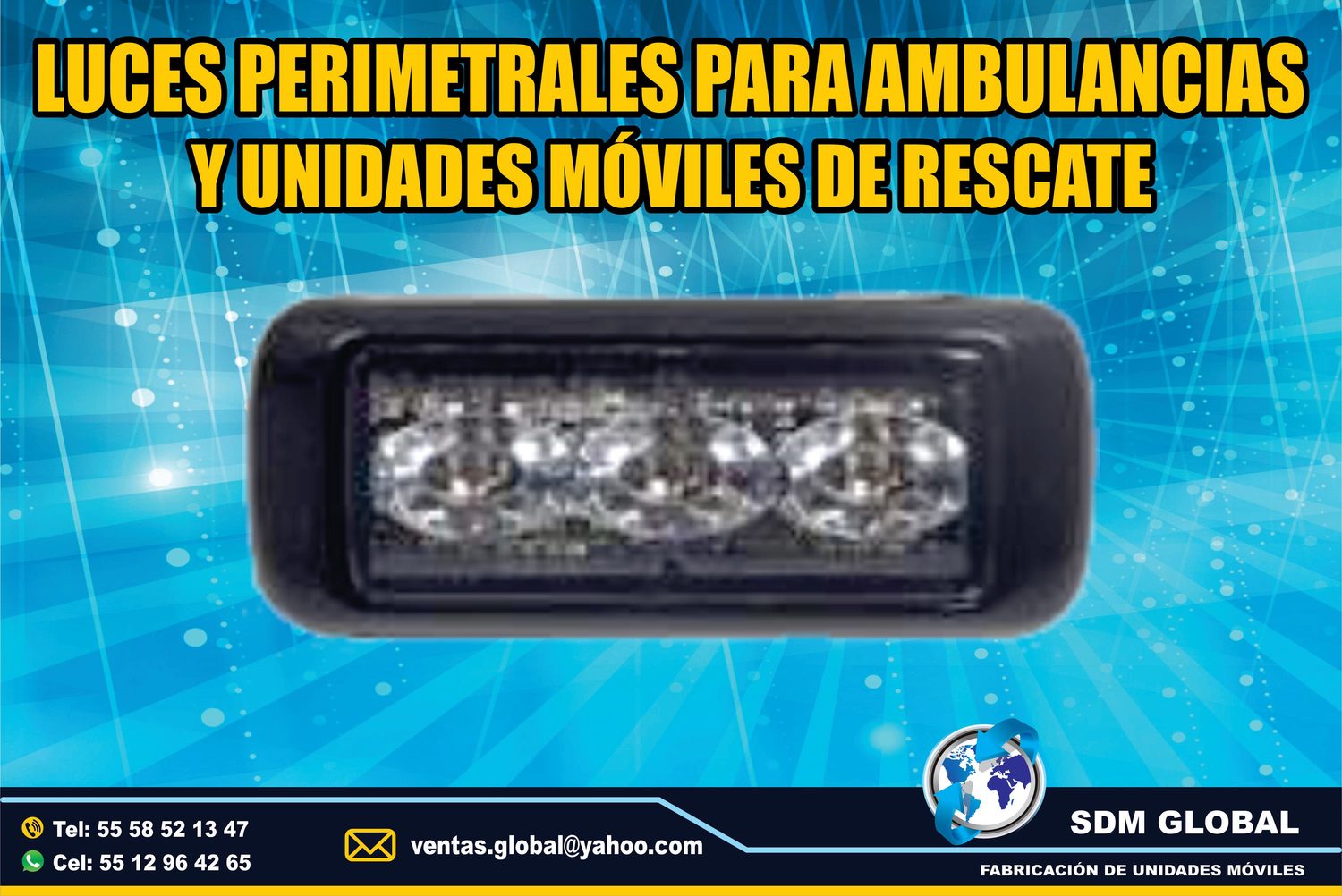 Venta e Instalacion de Luces Perimetrales para MotoPatrullas<br>