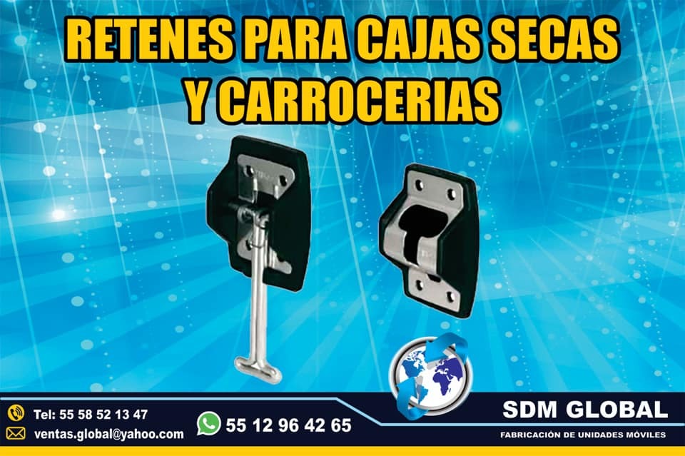 Retenes para carrocerias y cajas secas plataformas remolques<br>
