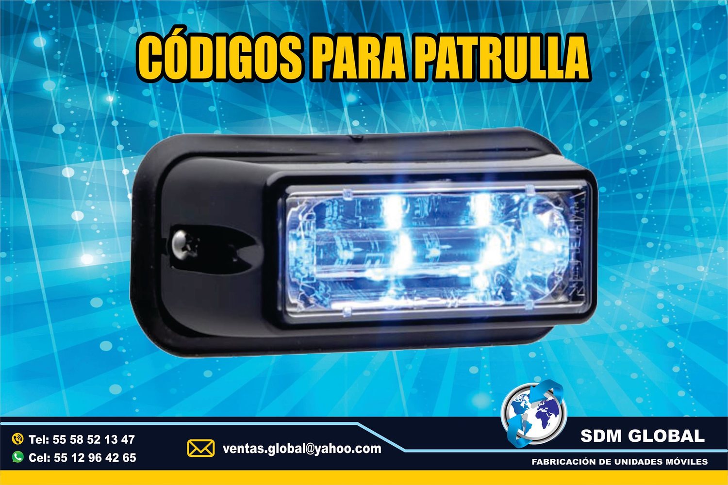 Venta e Instalacion de Luces Perimetrales para MotoPatrullas<br>