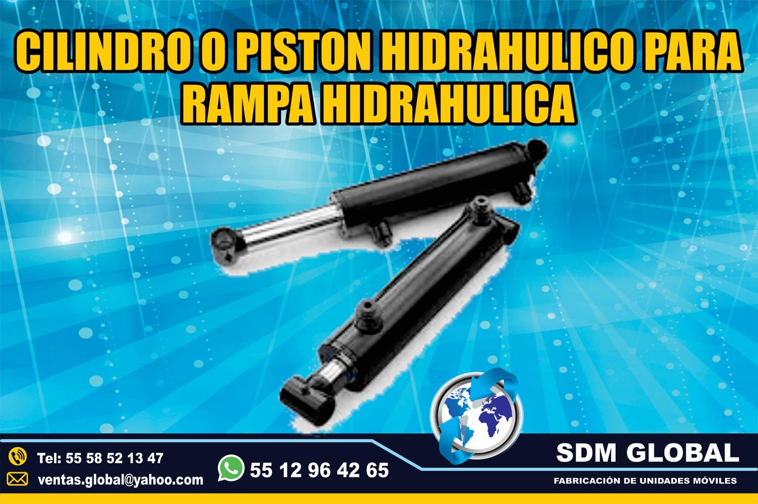 Venta de Pistones hidrahulicos para Rampas Hidrahulicas<br>