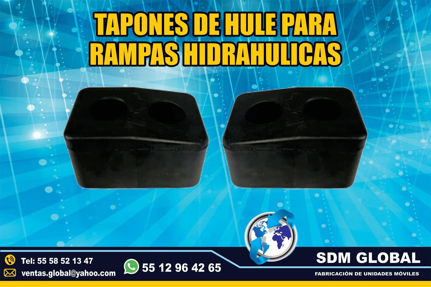 Venta de Tacones o topes para Rampas Hidrahulicas<br>