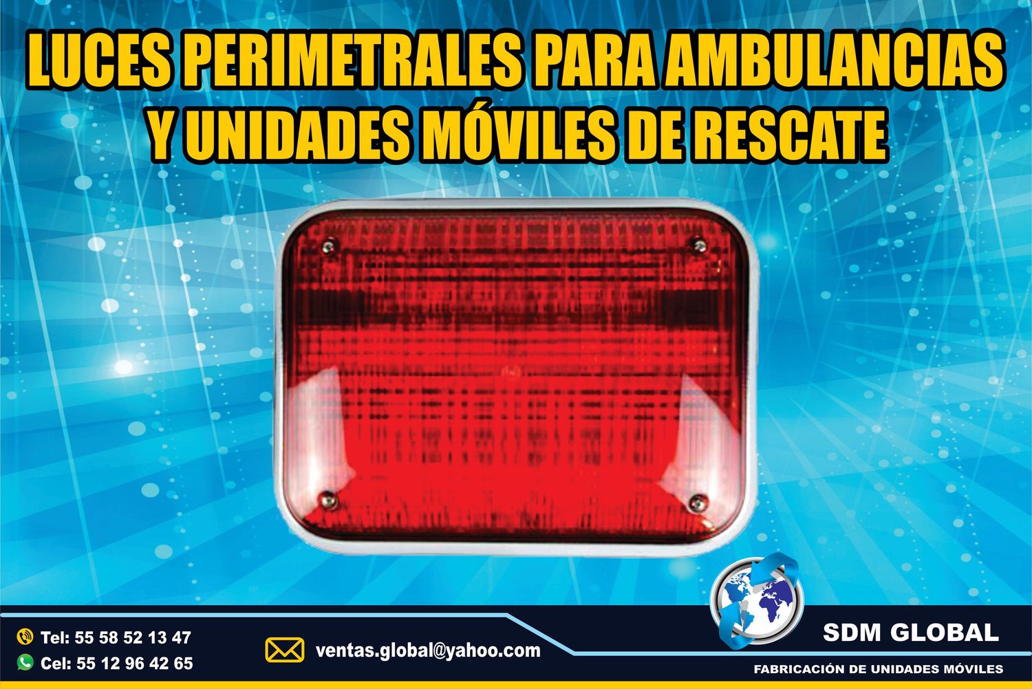 Venta de Luces Perimetrales para Ambulancias de Traslado Tipo I, II<br>