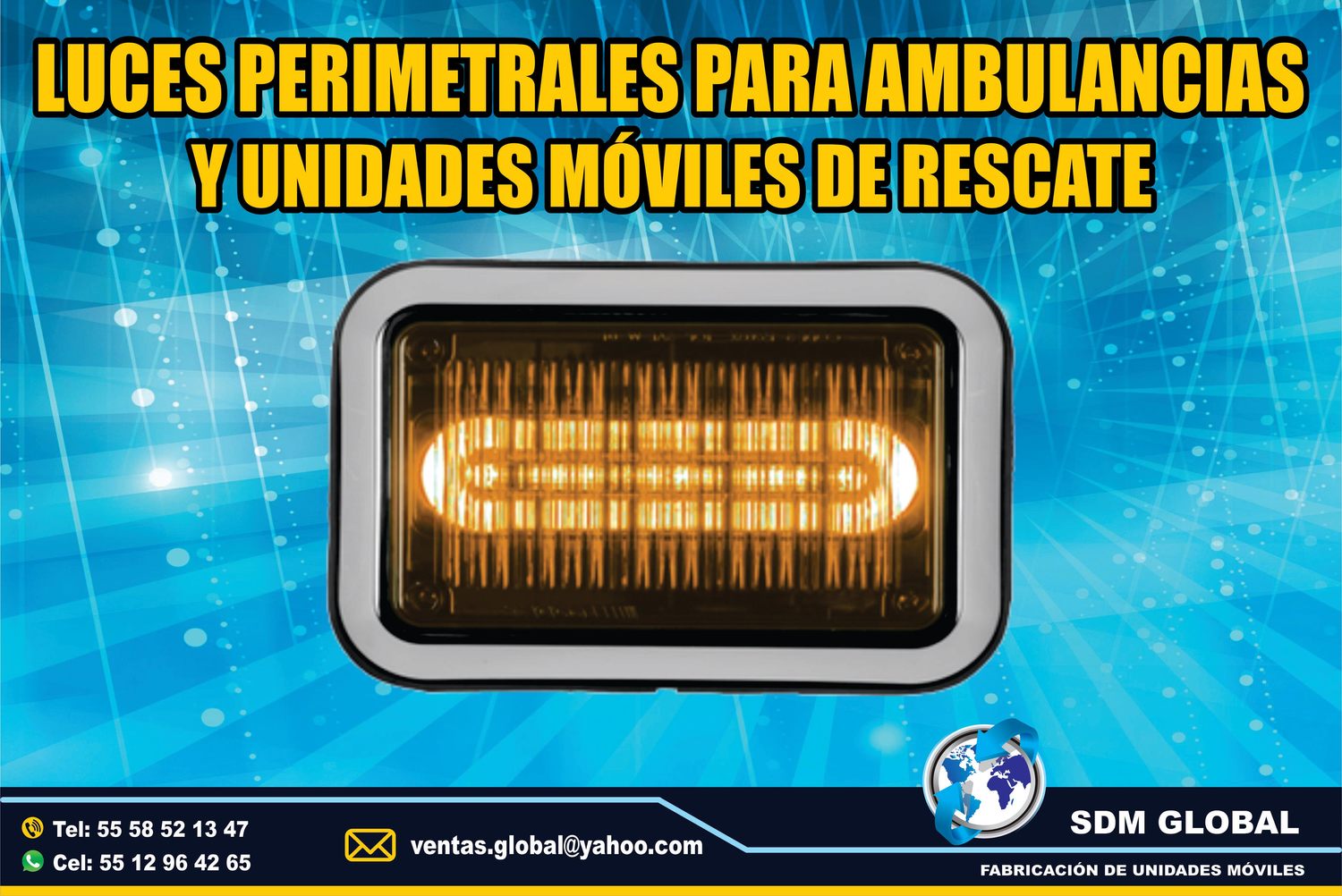 Venta de Luces Perimetrales para Ambulancias de Traslado Tipo I, II<br>