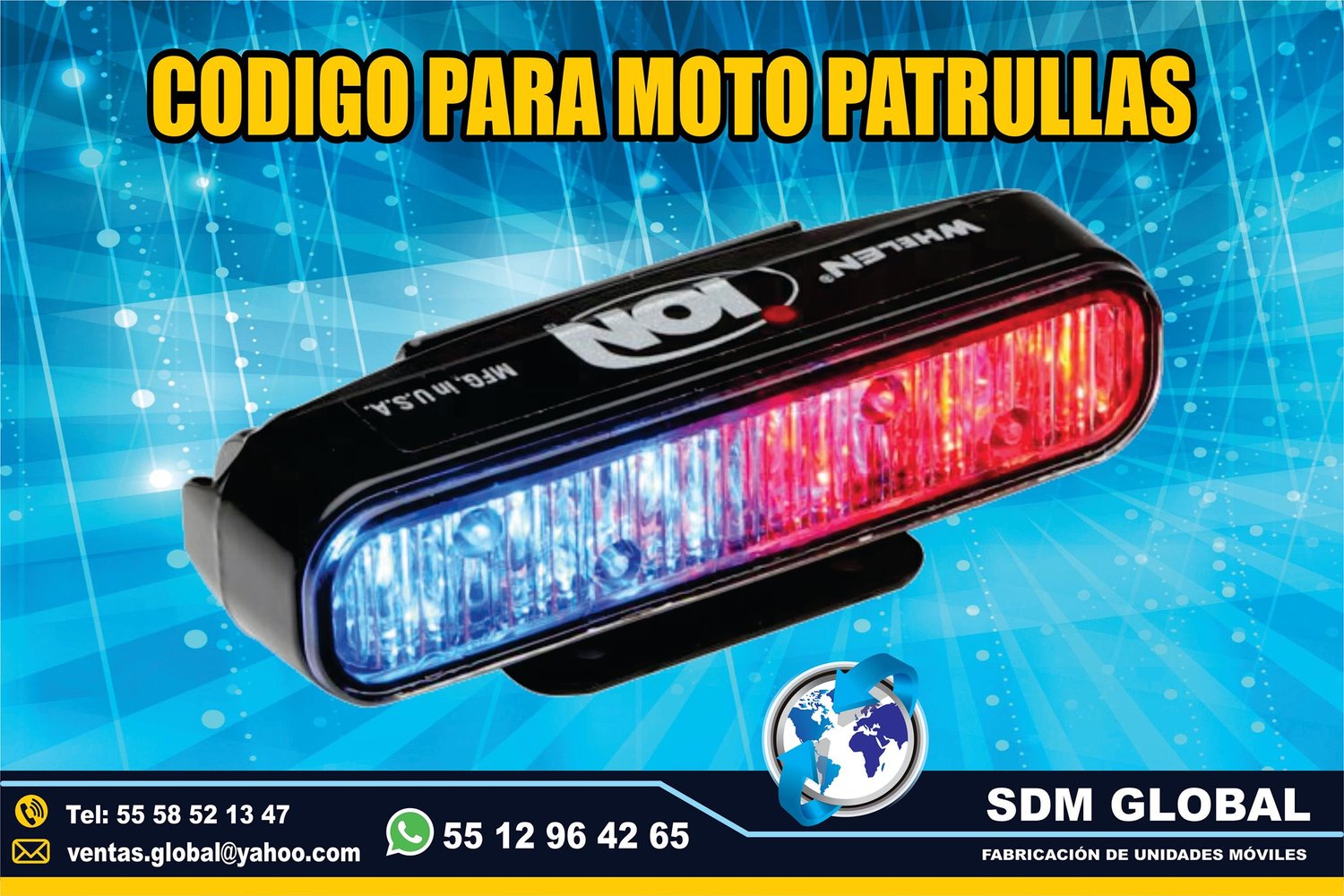 Venta de Luces Perimetrales para Ambulancias de Traslado Tipo I, II<br>