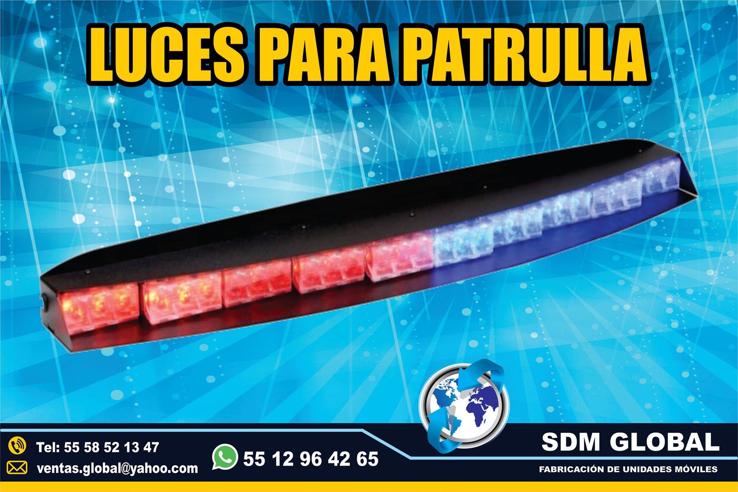 Venta de Luces Perimetrales Auxiliares para Patrullas Sedan<br>