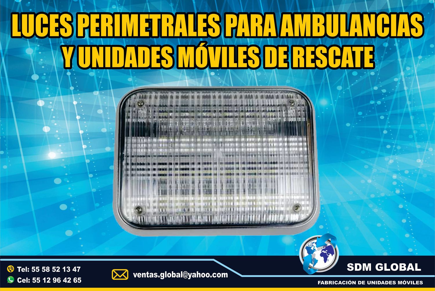 Venta de Luces Perimetrales para Ambulancias de Traslado Tipo I, II<br>