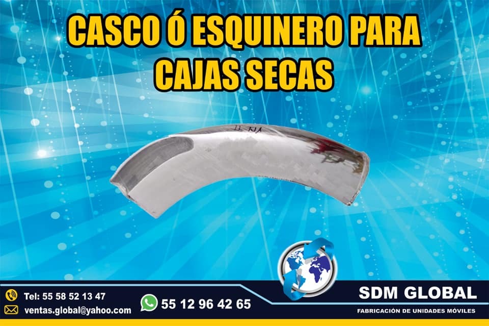 Esquinero para carrocerias y cajas secas plataformas remolques<br>