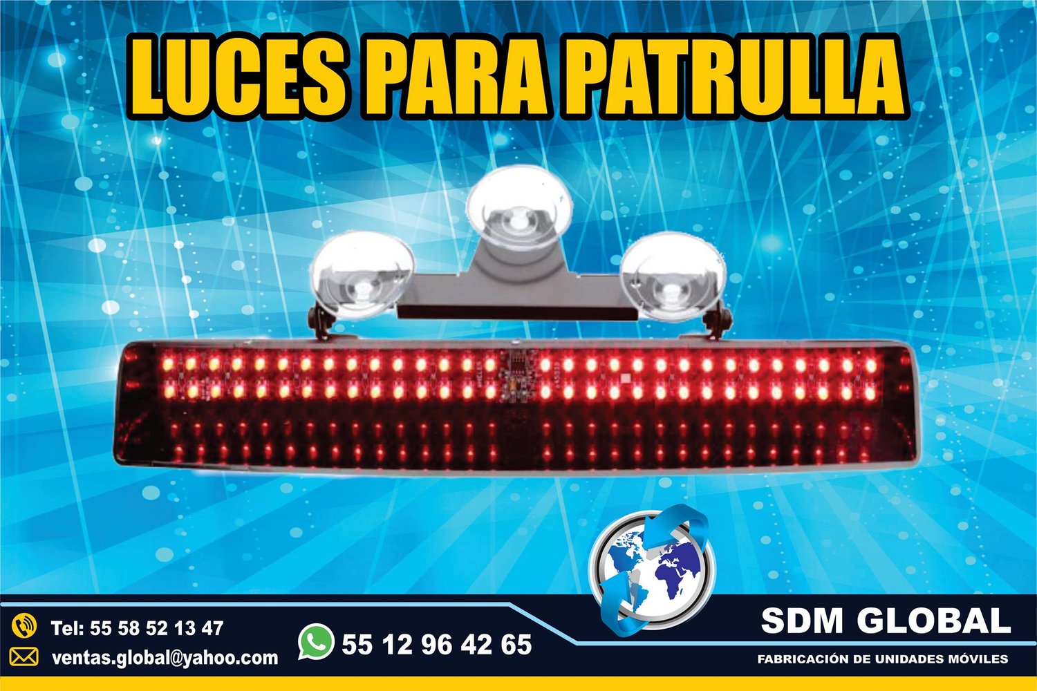 Venta de Luces Perimetrales Auxiliares para Patrullas Sedan<br>