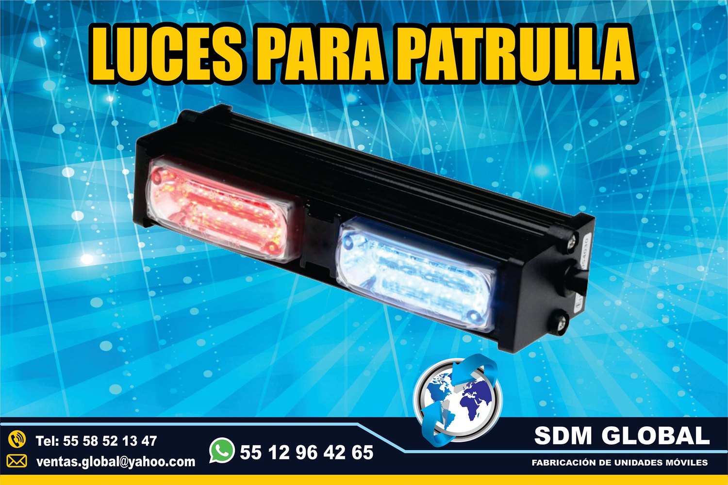 Venta de Luces Perimetrales Auxiliares para Patrullas Sedan<br>