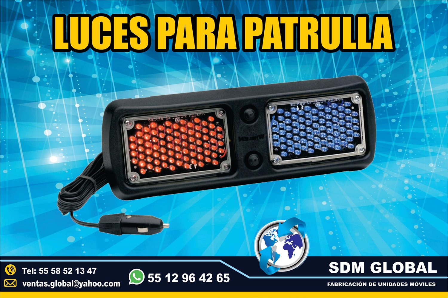 Venta de Luces Perimetrales Auxiliares para Patrullas Sedan<br>