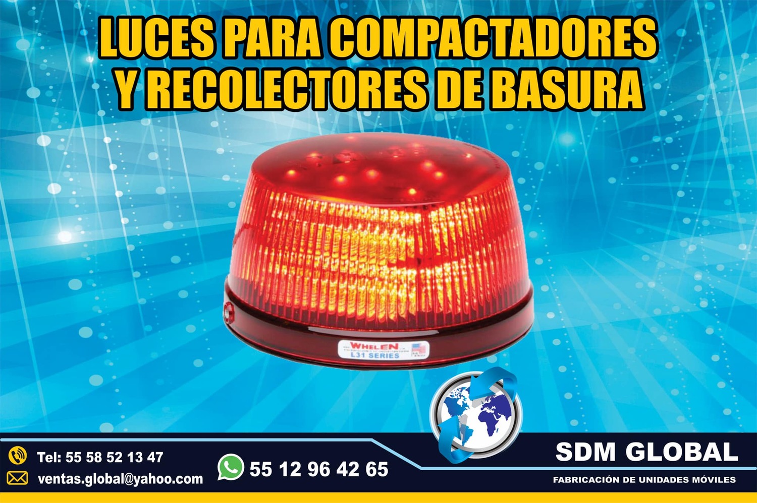 Venta de Mini torreta ambar para Rampas Hidrahulicas<br>