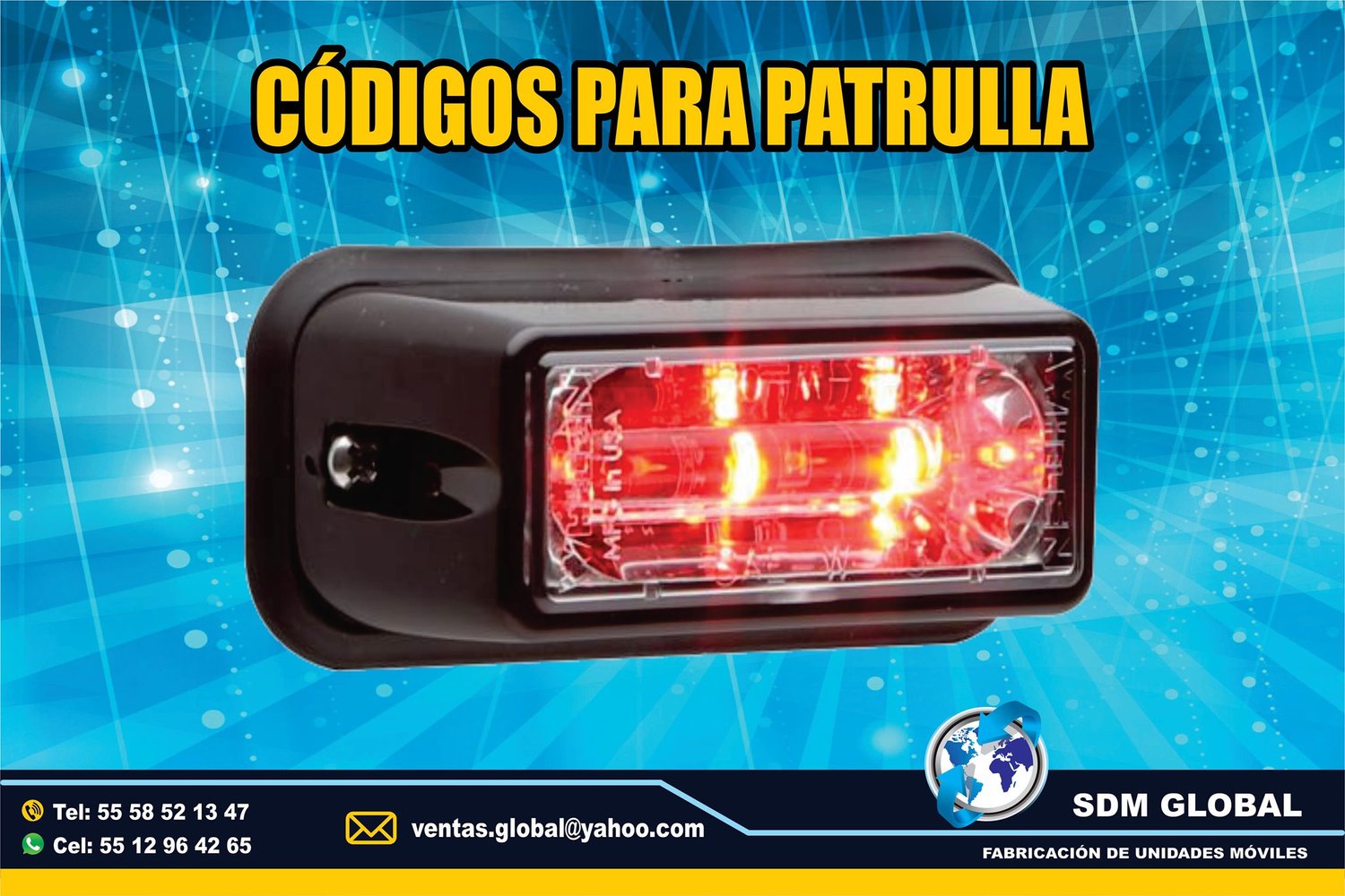 Venta e Instalacion de Luces Perimetrales para MotoPatrullas<br>