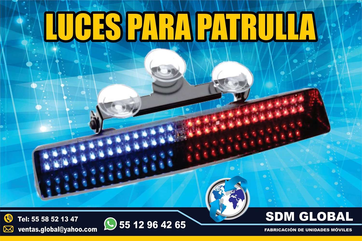 Venta de Luces Perimetrales Auxiliares para Patrullas Sedan<br>