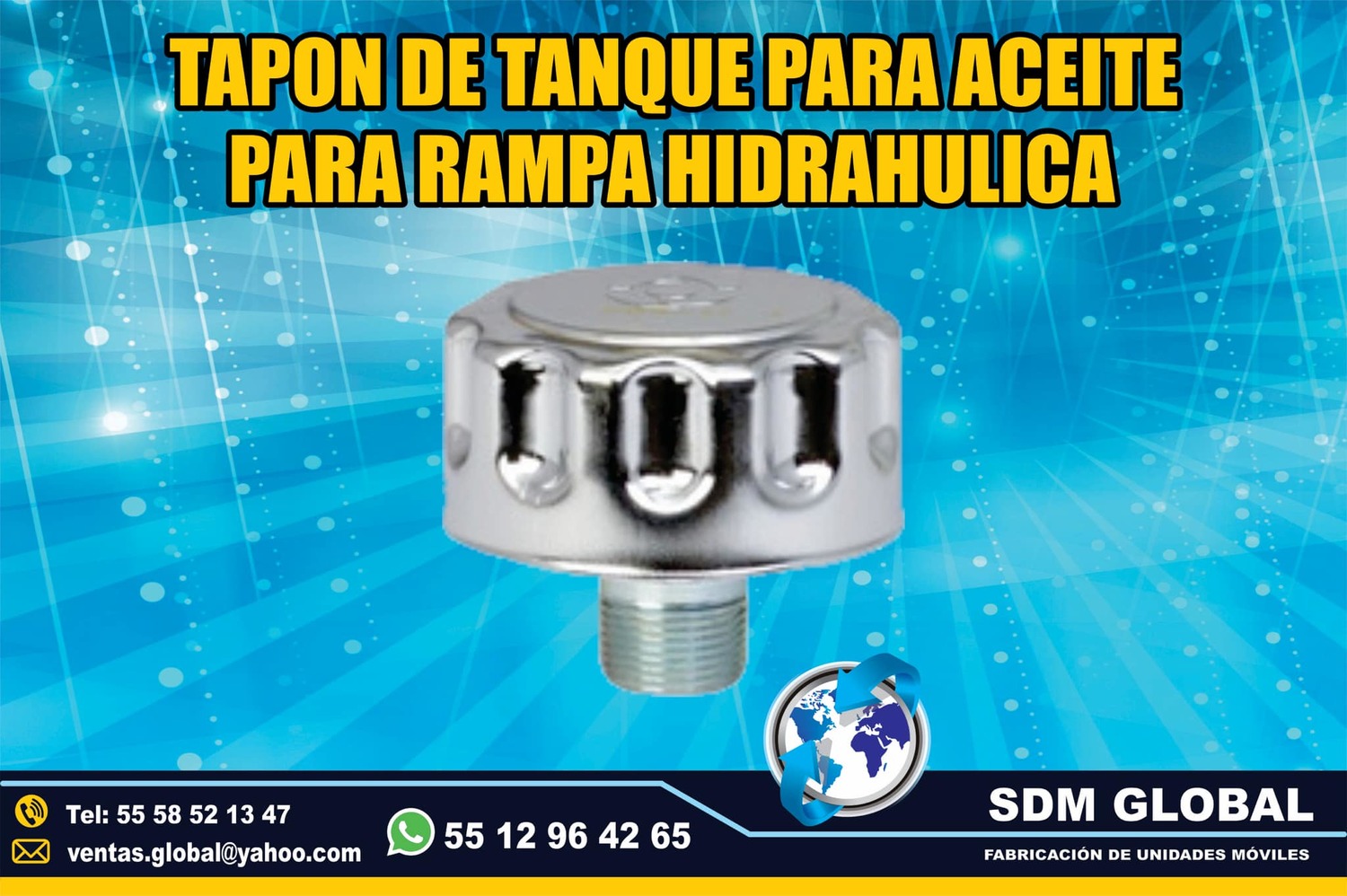 Venta de Tapon para tanque para Rampas Hidrahulicas<br>