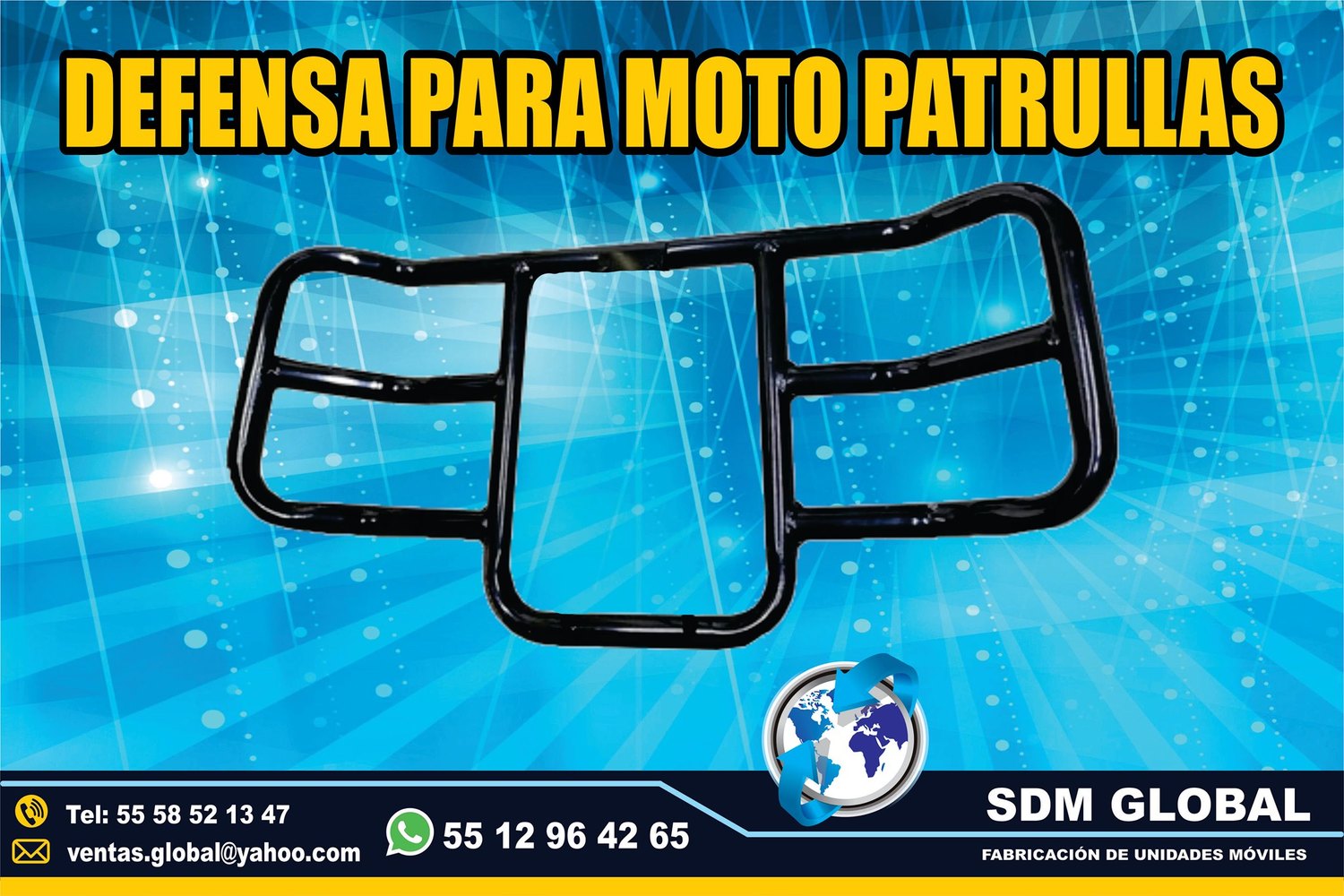TUMBABURROS ACCESORIOS METALICOS PARA MOTOPATRULLAS<br>