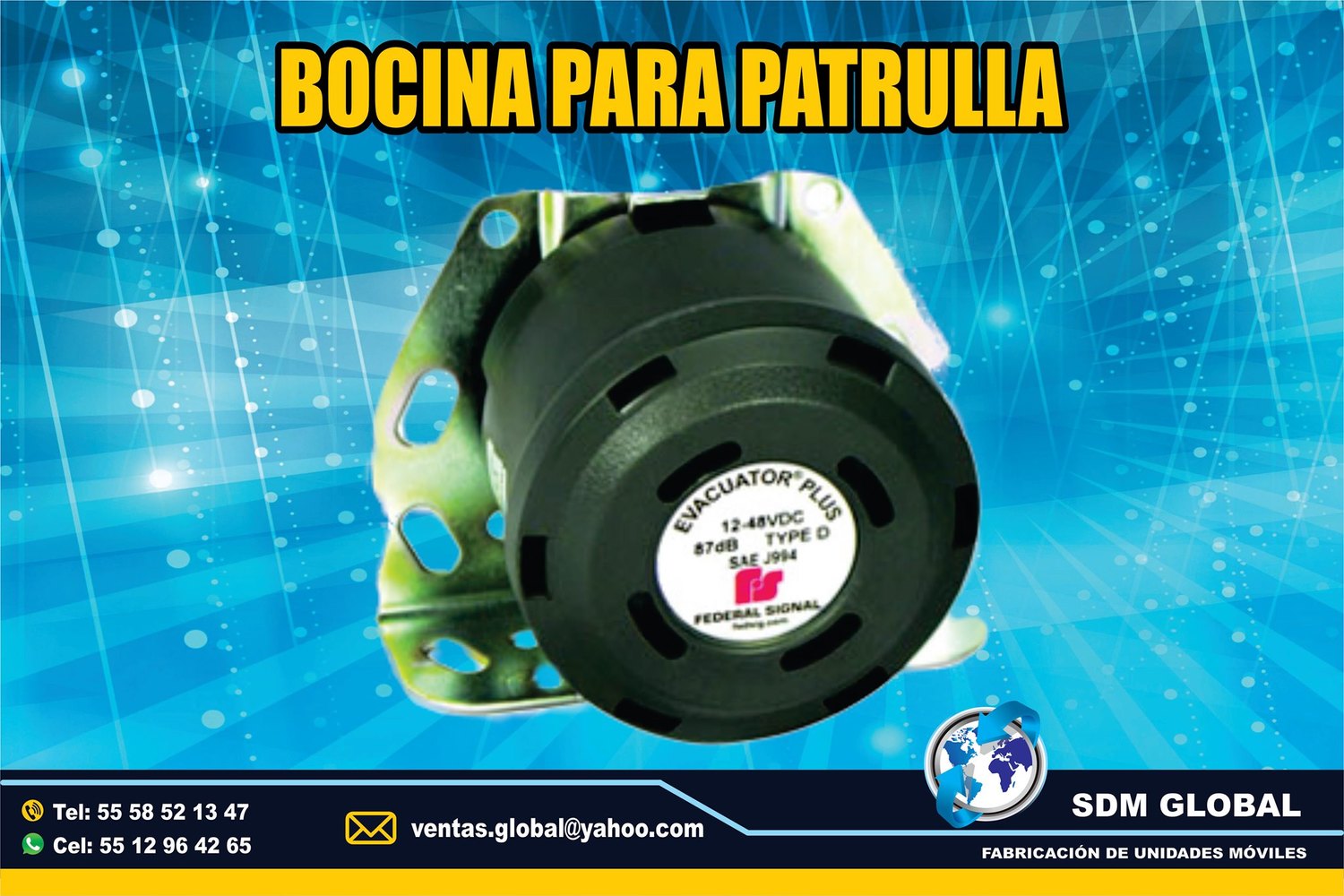 VENTA DE BOCINA MARCA Federal Signal<br>