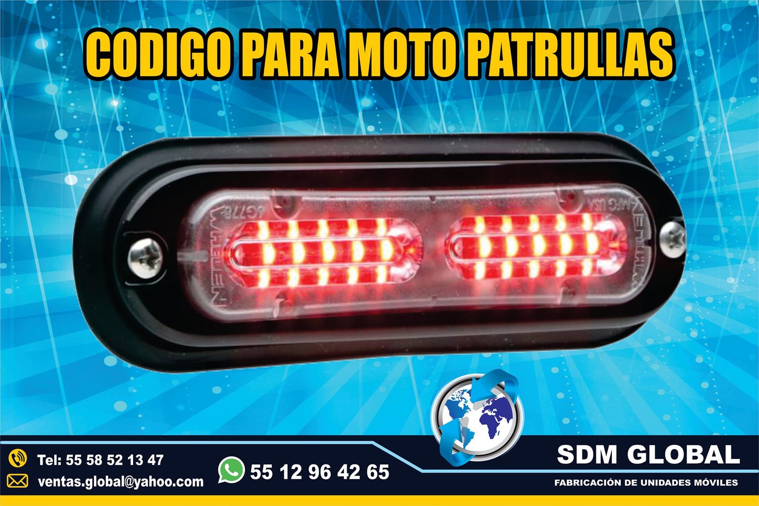Venta de Luces Perimetrales para Ambulancias de Traslado Tipo I, II<br>