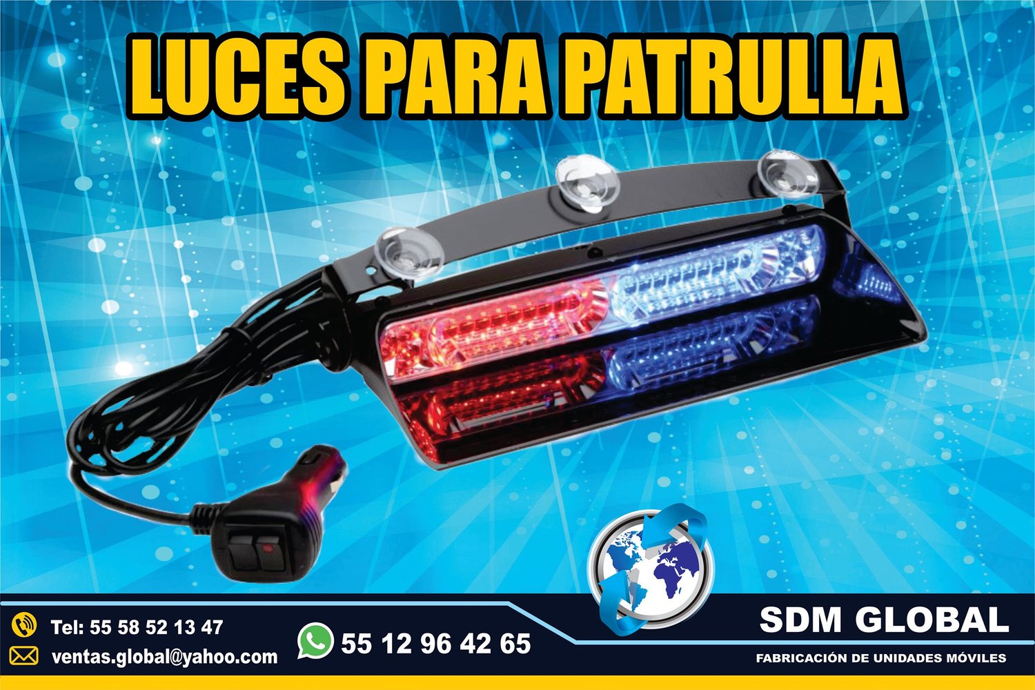 Venta de Luces Perimetrales Auxiliares para Patrullas Sedan<br>