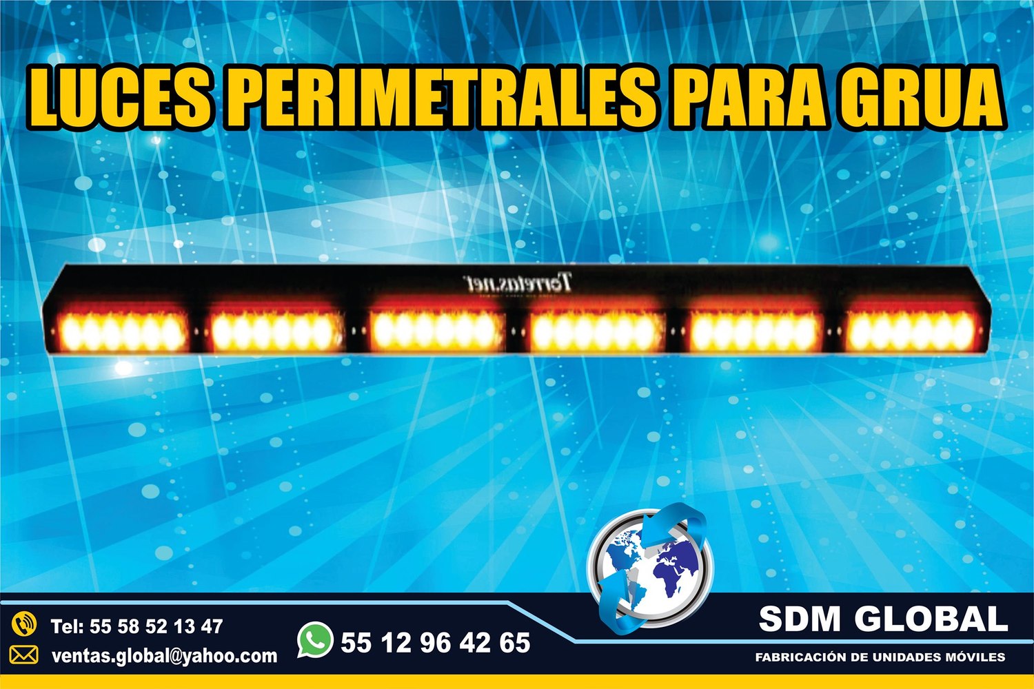 Venta de Torreta de leds ambar para Rampas Hidrahulicas<br>