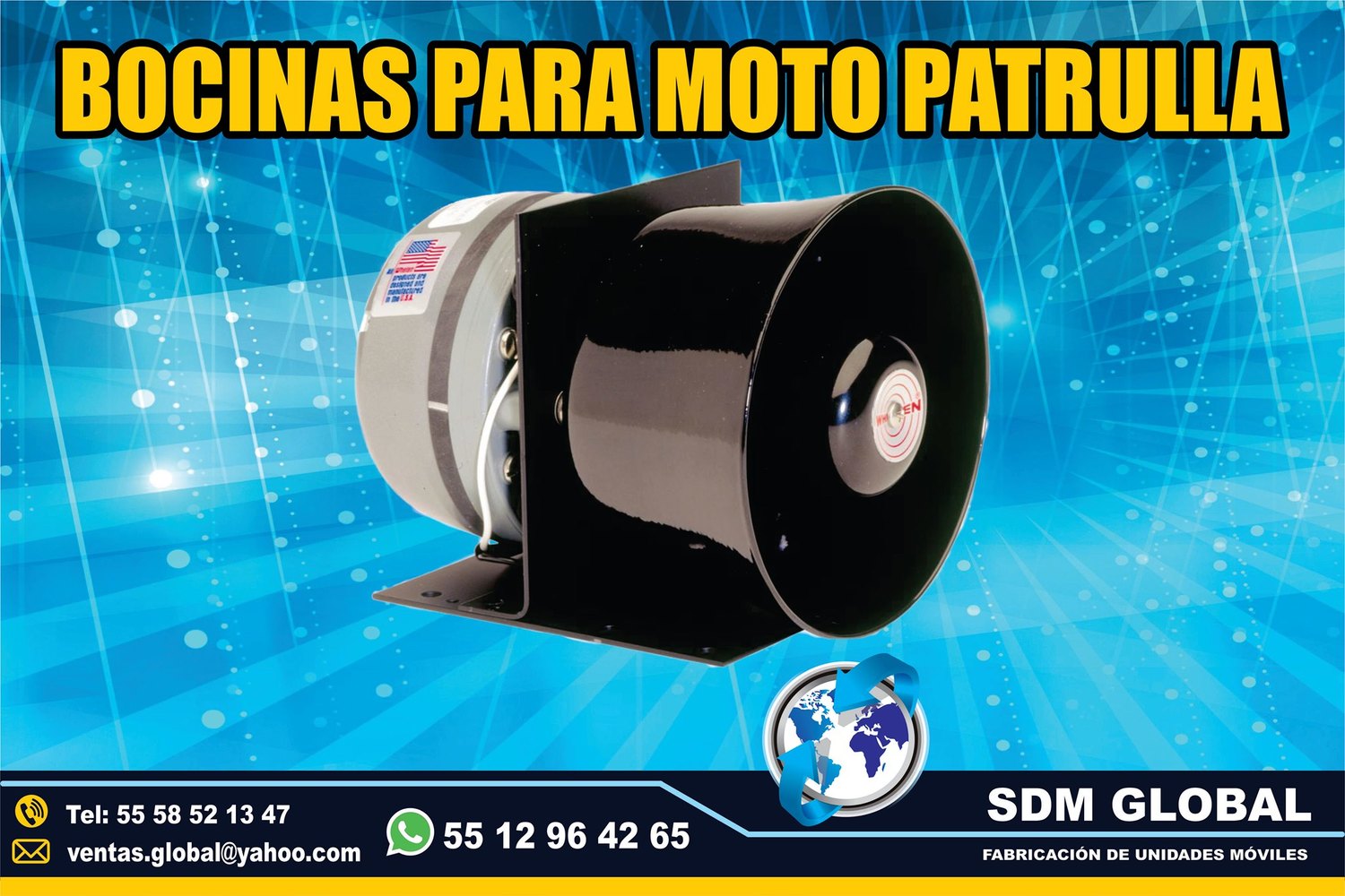 Venta e Instalacion de Luces Perimetrales para MotoPatrullas<br>