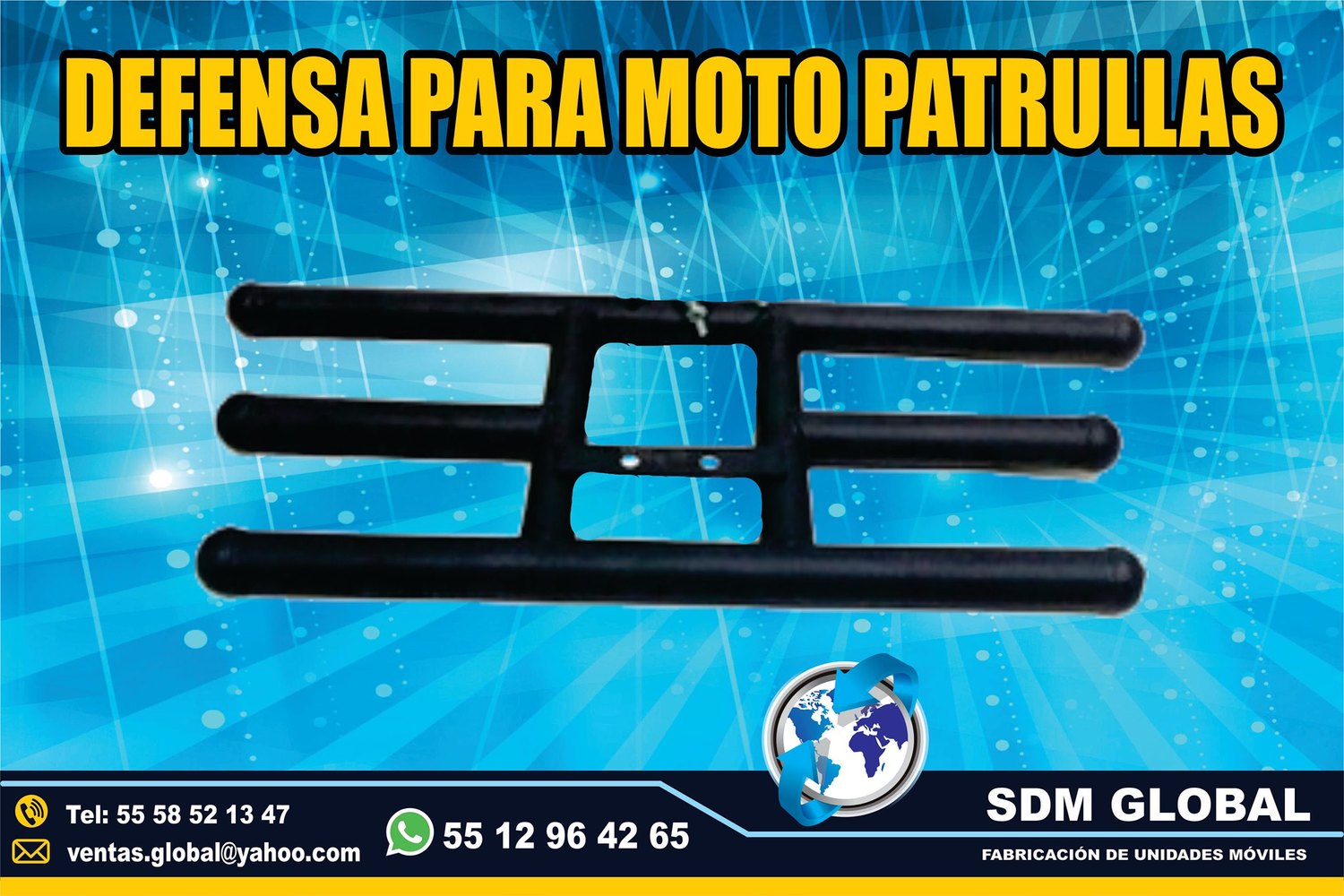 TUMBABURROS ACCESORIOS METALICOS PARA MOTOPATRULLAS<br>