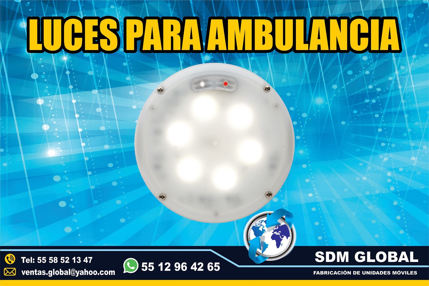 Venta de Luces Perimetrales para Ambulancias de Traslado Tipo I, II<br>