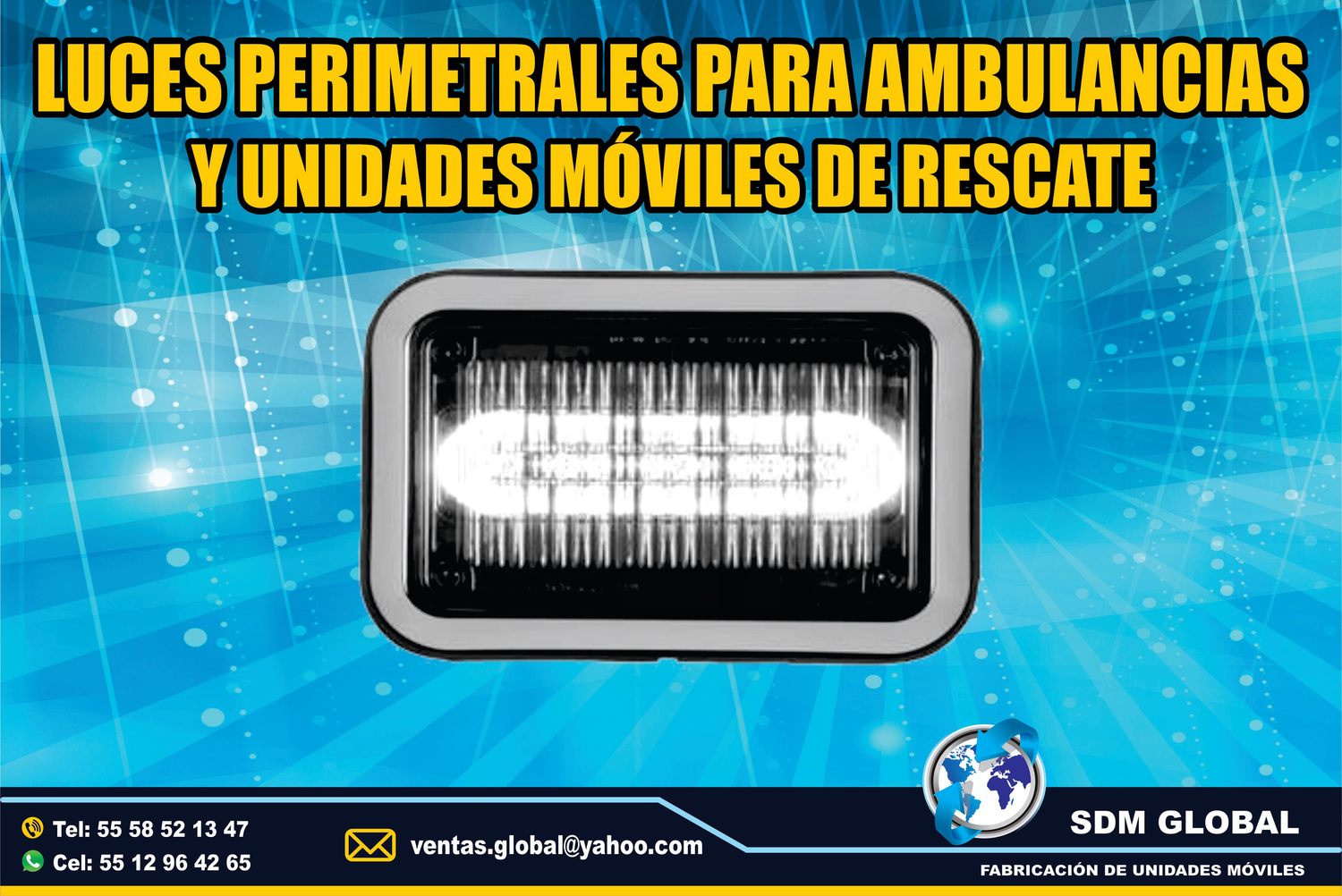 Venta de Luces Perimetrales para Ambulancias de Traslado Tipo I, II<br>