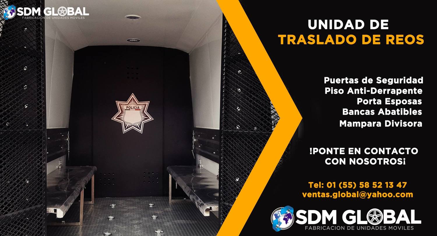 FABRICANTES DE UNIDADES EQUIPADAS PARA TRASLADO DE REOS